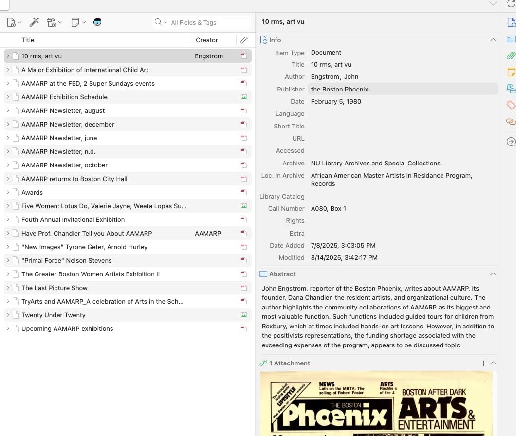 Image 3. Metadata filled out